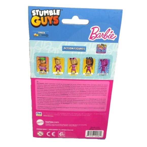 Stumble Guys BARBIE 4.5" action figure Limited Edition SCOPELY 2024 NEW - Picture 3 of 3